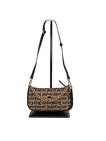 Juicy Couture Monogram Y2k Leather Crossbody Bag (view 1)