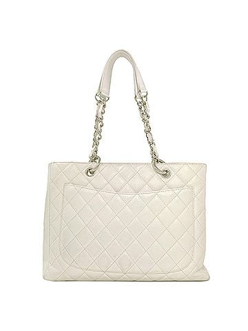 Chanel Chanel Coco Mark Matelassé Tote Bag with Silver Hardware, Grained Calfskin, Women's CHANEL (view 2)
