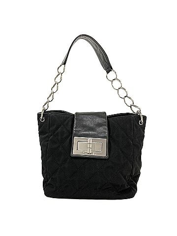 Chanel Chanel Matelassé One-Shoulder Bag, Silver Hardware, Nylon/Calfskin, Women's. (view 1)