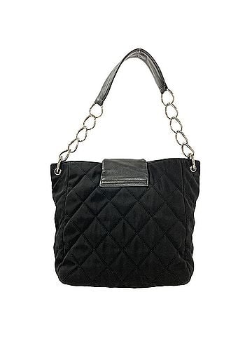 Chanel Chanel Matelassé One-Shoulder Bag, Silver Hardware, Nylon/Calfskin, Women's. (view 2)