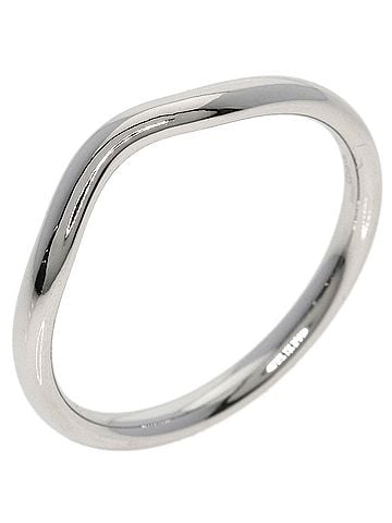 Tiffany & Co. Tiffany & Co. Curved Band Ring, Platinum PT950, Women's Ring. (view 2)