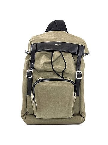 Saint Laurent Saint Laurent Logo Backpack/Daypack Bag, Canvas, Women's (view 1)