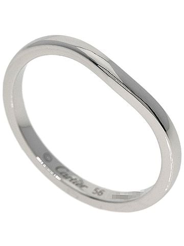 Cartier Cartier Ballerina Curve #56 Ring, Platinum PT950, Women's, CARTIER (view 1)