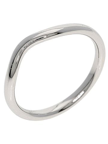 Tiffany & Co. Tiffany & Co. Curved Band Ring, Platinum PT950, Women's Ring. (view 2)