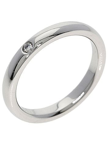 Tiffany & Co. Tiffany & Co. Wedding 1P Diamond Ring, Platinum PT950, Women's Ring. (view 2)
