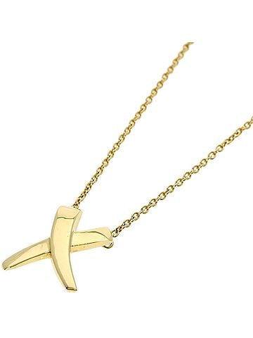 Tiffany & Co. Tiffany Kiss Necklace, 18K Yellow Gold, Women's, TIFFANY&Co. (view 1)