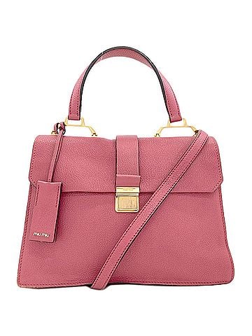 Miu Miu Miu Miu Miu 2-Way Leather Handbag for Women (view 1)
