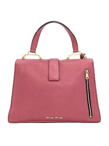 Miu Miu Miu Miu Miu 2-Way Leather Handbag for Women (view 2)