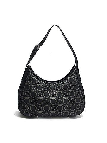 Salvatore Ferragamo Salvatore Ferragamo Gancini bag, black. (view 1)