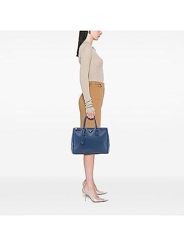Prada Large Saffiano Lux Galleria Double Zip Tote (view 2)