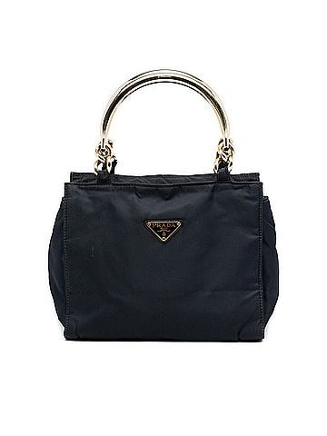 Prada Tessuto Metal Handle Bag (view 1)