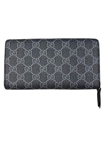 Gucci GUCCI GG Supreme Long Wallet, Snake Pattern, 451273, Round (view 2)