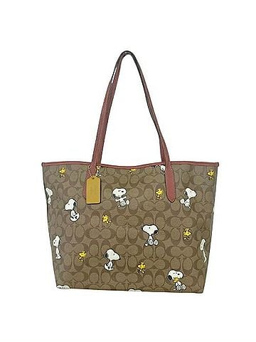 Coach COACH × PEANUTS Coach Snoopy Signature H2278-CF166 Tote Bag Leather Women's (view 1)