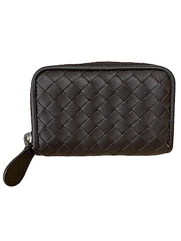 Bottega Veneta BOTTEGA VENETA Coin Case, Brown (view 1)