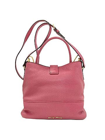 Miu Miu Miu Miu Miu 2-Way Leather Handbag for Women (view 2)