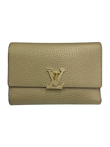 Louis Vuitton LOUIS VUITTON Louis Vuitton Portefeuille Capucines Compact Tri-fold Wallet, Women's, Galle Beige, M62159 T1 (view 1)
