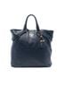 Prada 100% Leather Blue Soft Calf Open Convertible Tote One size - photo 1