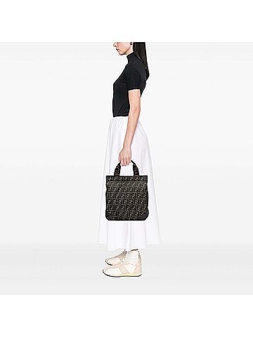 Fendi Zucca Canvas Shopping Tote (view 2)