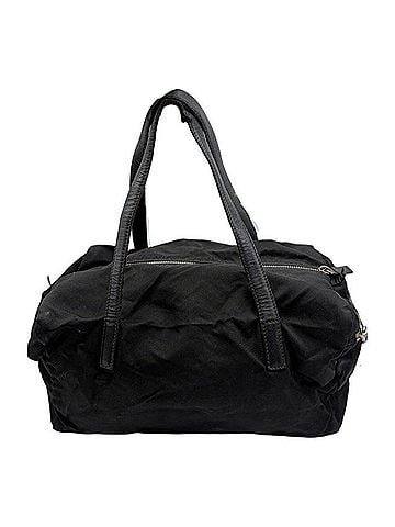 Prada PRADA Mini Boston Bag Handbag with Triangle Logo, Black (view 2)