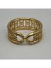 Céline 100% Metal Gold Toned CELINE Triomphe Multi-Ring One size - photo 3