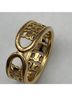 Céline 100% Metal Gold Toned CELINE Triomphe Multi-Ring One size - photo 5