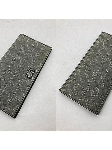 Salvatore Ferragamo Salvatore Ferragamo Gancini Bi-fold Long Wallet (view 2)