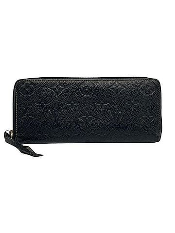 Louis Vuitton LOUIS VUITTON Louis Vuitton Monogram Empreinte Portefeuille Clemence Long Wallet M60171 D4 (view 1)