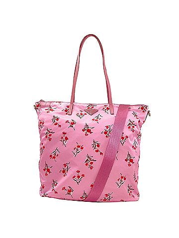 Prada Prada Flower Motif 2-Way Handbag, Nylon Material, Women's PRADA (view 1)