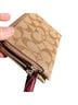 Coach 100% Leather Tan Red Leather Wallet One size - photo 2