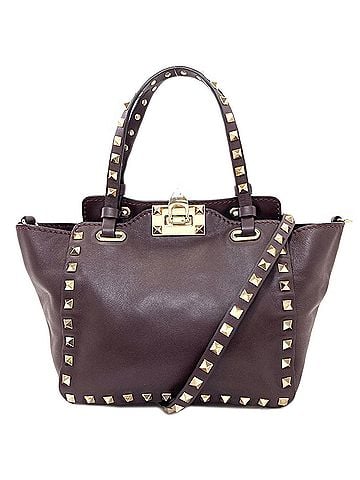 Valentino Valentino Studded 2-Way Handbag, Calfskin, Women's VALENTINO (view 1)