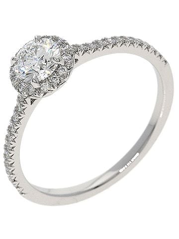 Tiffany & Co. Tiffany & Co. Soleste Diamond Ring, Platinum PT950, Women's Ring. (view 2)