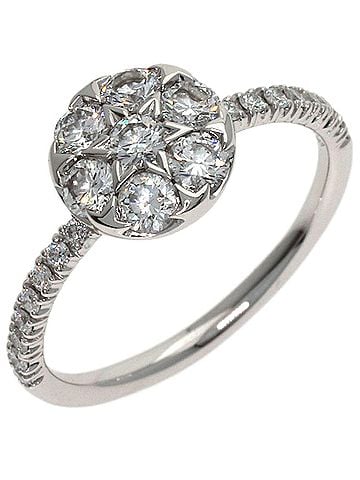 Cartier Cartier Etincelle de Diamond Ring #46, 18K White Gold, Women's. (view 2)