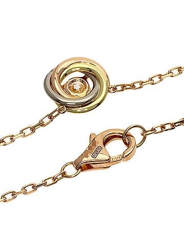 Cartier Cartier Trinity 1P Diamond Necklace 18K Yellow Gold/18K White Pink Gold Women's CARTIER (view 2)