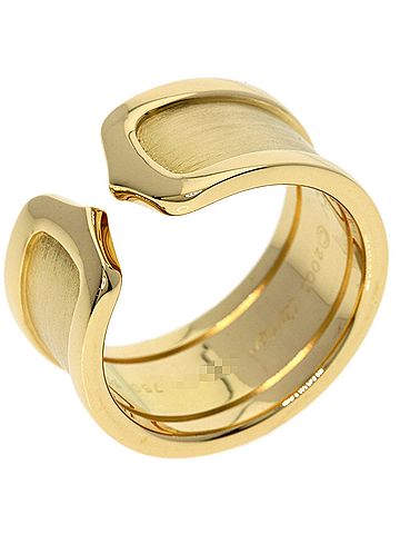 Cartier Cartier C2 Ring LM #52 Ring, 18K Yellow Gold, Women's, CARTIER (view 2)