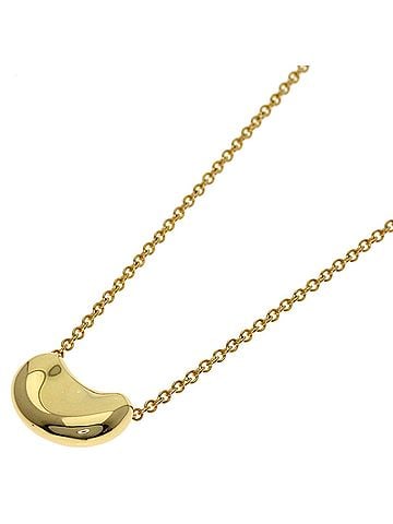 Tiffany & Co. Tiffany Bean Necklace, 18K Yellow Gold, Women's, TIFFANY&Co. (view 1)