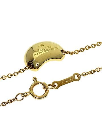 Tiffany & Co. Tiffany Bean Necklace, 18K Yellow Gold, Women's, TIFFANY&Co. (view 2)