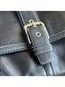 Coach 100% Leather Solid Black Silver Hobo One size - photo 3
