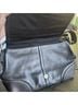 Coach 100% Leather Solid Black Silver Hobo One size - photo 7