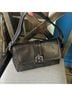 Coach 100% Leather Solid Black Silver Hobo One size - photo 11