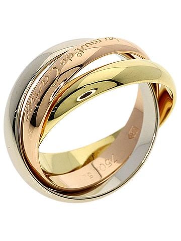 Cartier Cartier Trinity #52 Ring - 18K Yellow Gold/18K Pink White Gold Women's CARTIER (view 2)