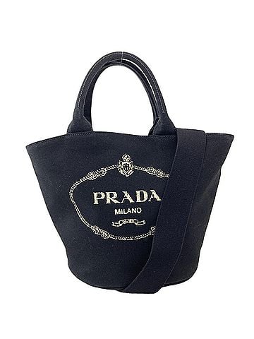 Prada Prada 1BG186 Canapa 2-Way Tote Bag Canvas Women's PRADA (view 1)