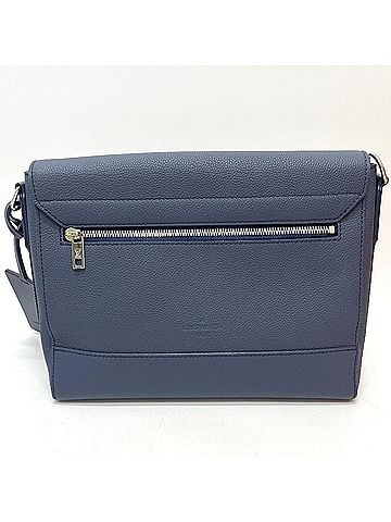 Louis Vuitton LOUIS VUITTON M23709 LV Aerogram Takeoff Messenger Bag, Handbag, Crossbody Shoulder Leather, Men's, Blue, Atlantic Like New (view 2)