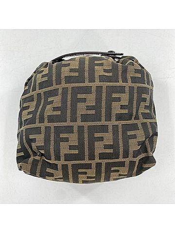 Fendi FENDI Vanity Pouch Handbag Zucca Brown Fendi (view 2)