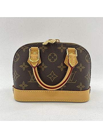 Louis Vuitton LOUIS VUITTON Nano Alma M82717 Monogram Handbag Brown Louis Vuitton (view 1)