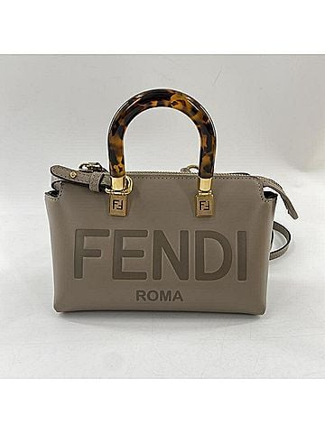 Fendi FENDI By the Way Mini 8BS067 ABVL Bag in Brown Calfskin Leather (view 1)