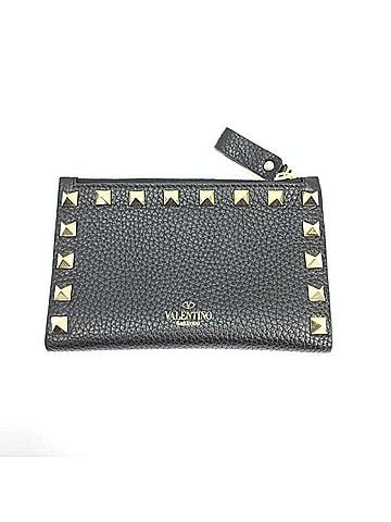 Valentino Garavani VALENTINO GARAVANI Studded Wallet Black Valentino (view 1)