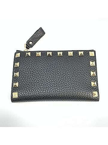 Valentino Garavani VALENTINO GARAVANI Studded Wallet Black Valentino (view 2)