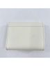 Prada 100% Leather White PRADA Compact Wallet 1MH043 Saffiano White Prada Triangle One size - photo 2