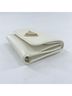 Prada 100% Leather White PRADA Compact Wallet 1MH043 Saffiano White Prada Triangle One size - photo 3