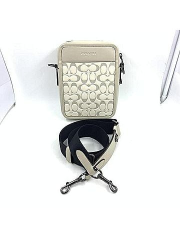 Coach COACH Smooth Calfskin Signature Crossbody Bag CJ670 (view 1)